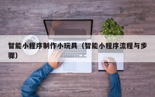 湛江智能小程序制作小玩具（智能小程序流程与步骤）